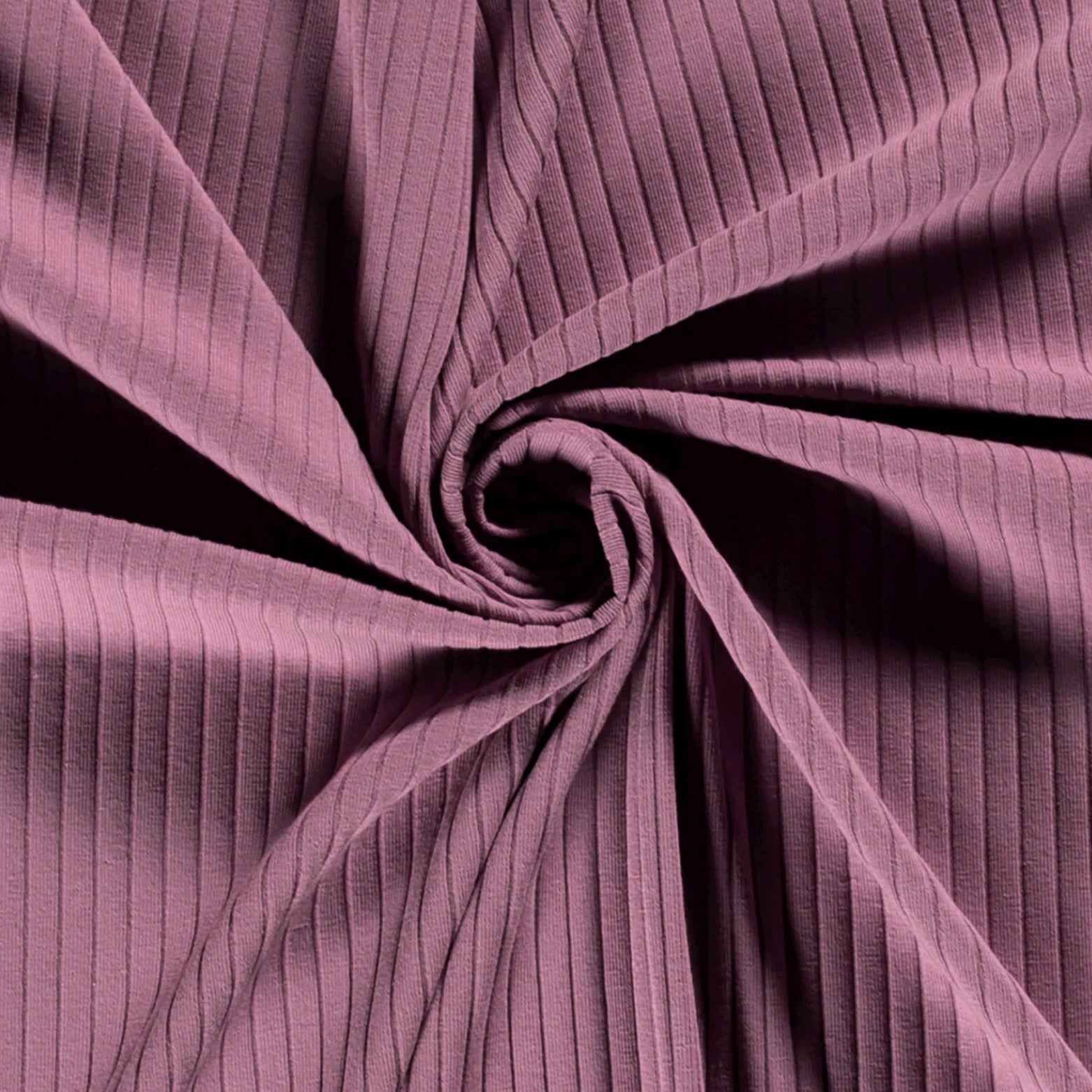 Breit Rib Jersey Mauve - Baumwolljersey - Oeketex