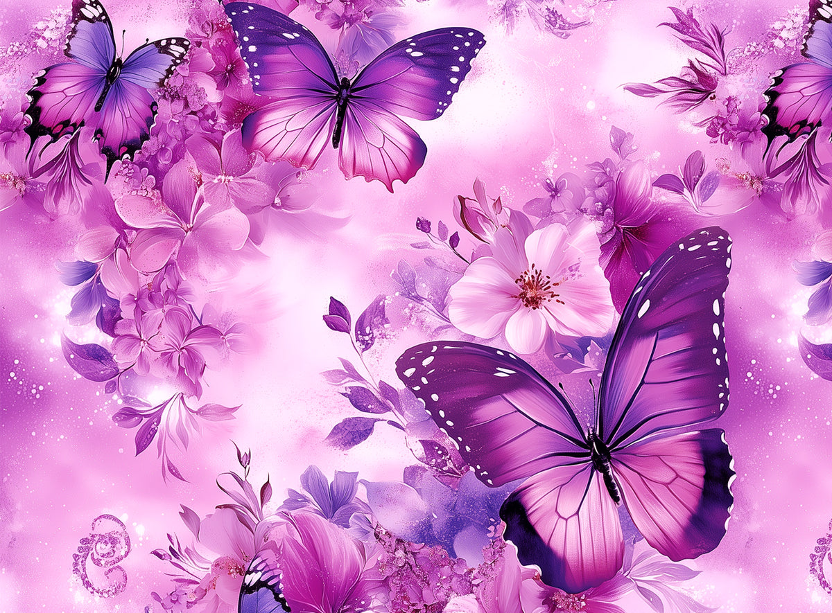 *Berry Butterflies* Bio Jersey *Einschulung 2026 Serie* Eigenproduktion