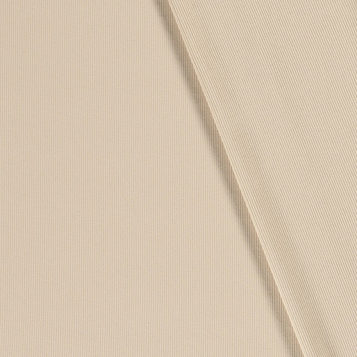 Rib Jersey Helles Beige - Baumwolljersey - Oeketex