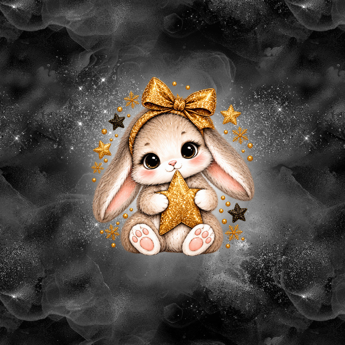 New Years Hase Black Panel New Years Girls Serie 2027