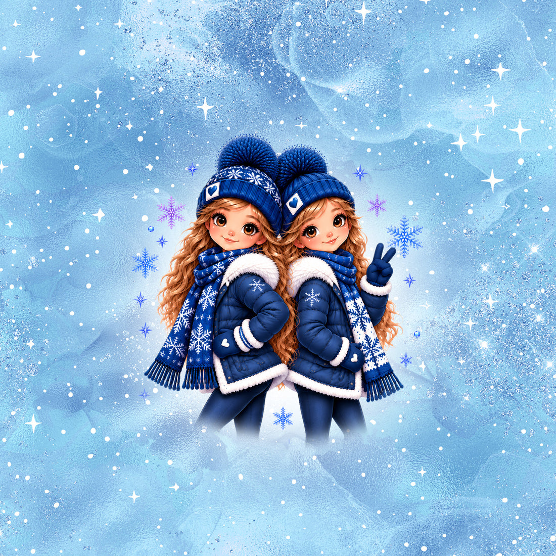 Besties Türkis Panel Winter Serie 2026