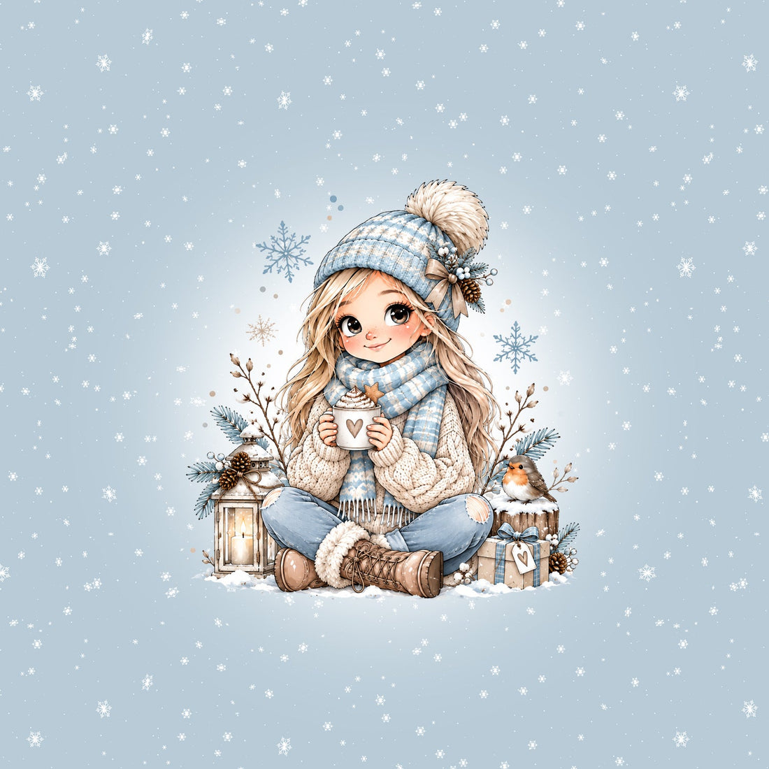 Cosy Winter Panel – Cutie Winter Neutrals Serie