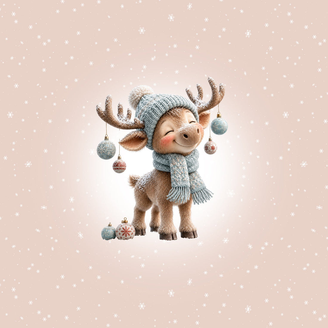 Cutie Elch Panel – Cutie Winter Neutrals Serie