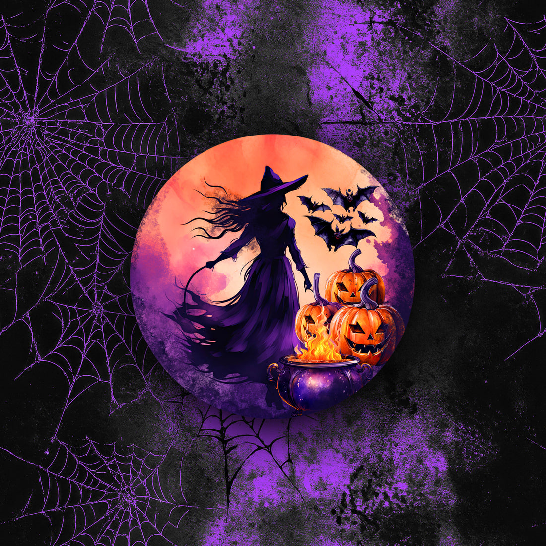VORBESTELLUNG!! 70cm!! Halloween Lady ll Panel Bio Sweat *Halloween 2026 Serie* - Staghorn Eigenproduktion
