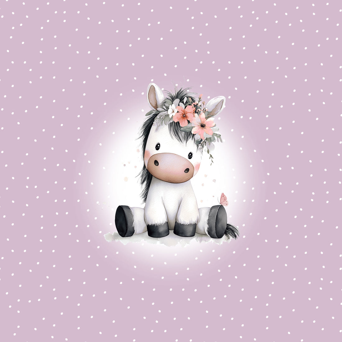 VORBESTELLUNG!! 70cm!! Flieder Cutie Pony Jersey Panel *Horse Love 2026 Serie* - Staghorn Eigenproduktion