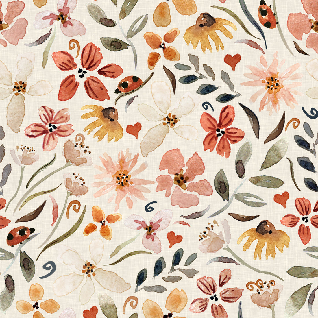 VORBESTELLUNG!! Floral Love Bio Jersey *Floral Love Serie* - Staghorn Eigenproduktion