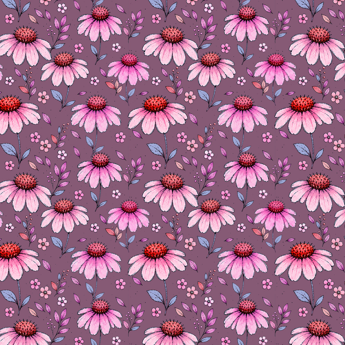 VORBESTELLUNG!! Floral Love Dusty Mauve Bio Sweat *Laternen 2026 Serie* - Staghorn Eigenproduktion
