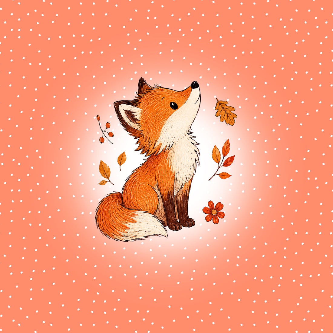 70cm!! Fuchs Apricot Panel Sweat *Cutie Herbst 2026 Serie* - Staghorn Eigenproduktion