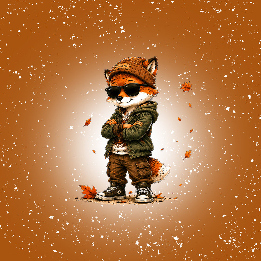 VORBESTELLUNG!! 70cm!! Cool Fox Herbstgold Panel Jersey *Herbst 2026 Serie* - Staghorn Eigenproduktion