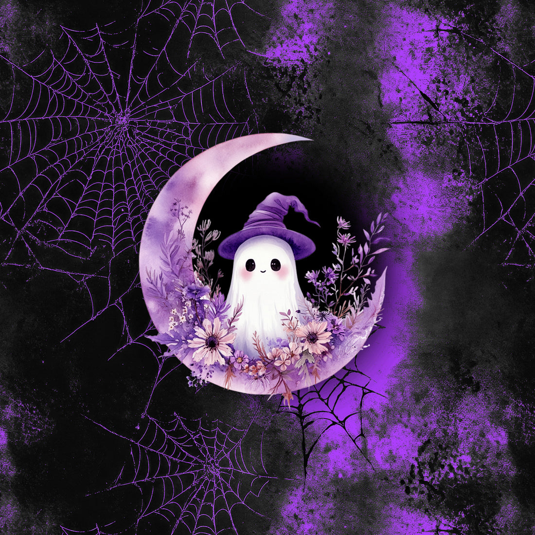 VORBESTELLUNG!! 70cm!! Moon Ghost Panel Bio Sweat *Halloween 2026 Serie* - Staghorn Eigenproduktion