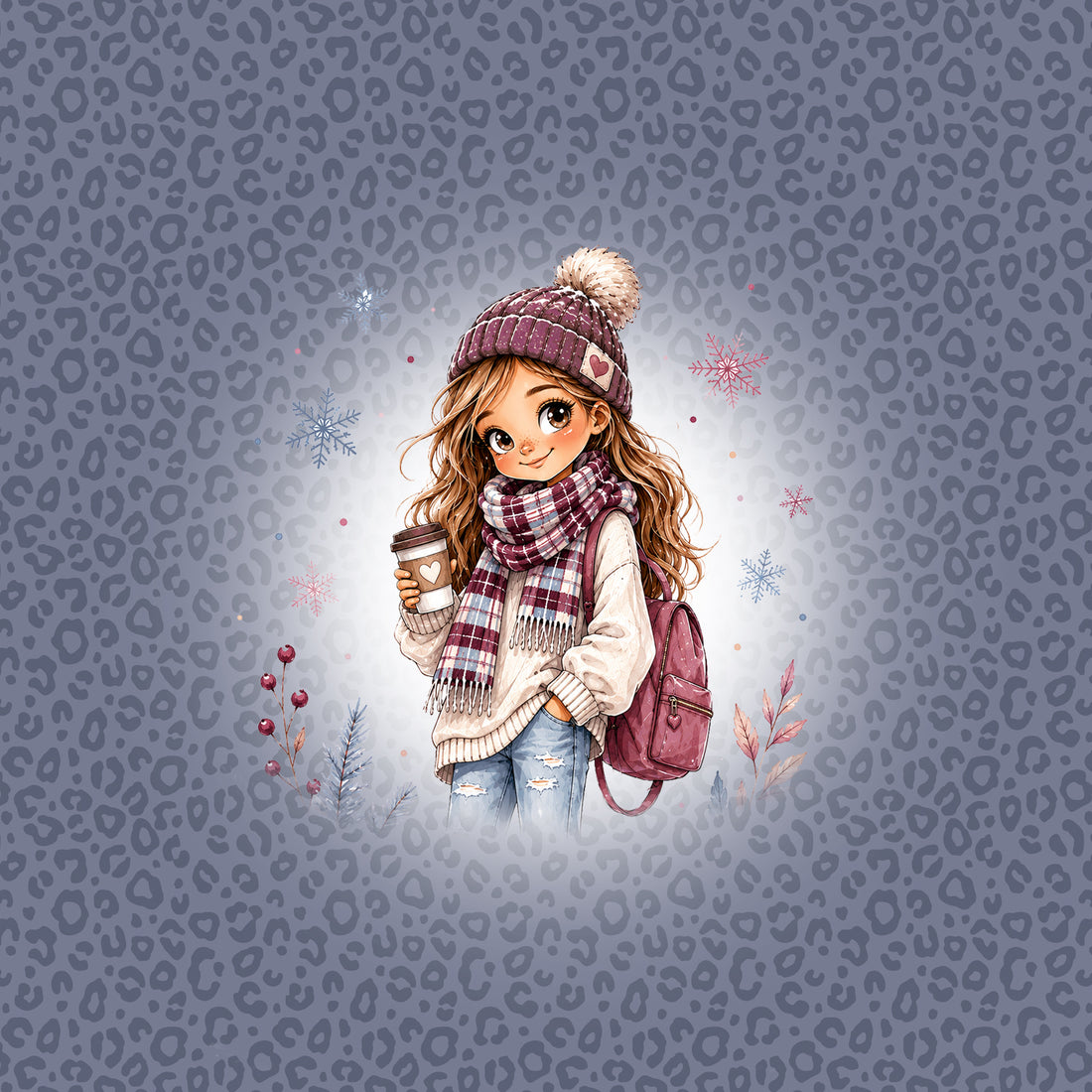 VORBESTELLUNG!! 70cm!! Leo Winter Girl Panel Bio Sweat *Winter 2026 Serie* - Staghorn Eigenproduktion