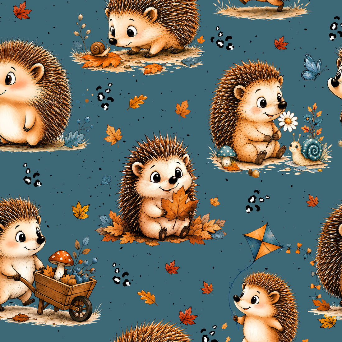 VORBESTELLUNG!! Igel Petrol Bio Sweat *Design Days* - Staghorn Eigenproduktion