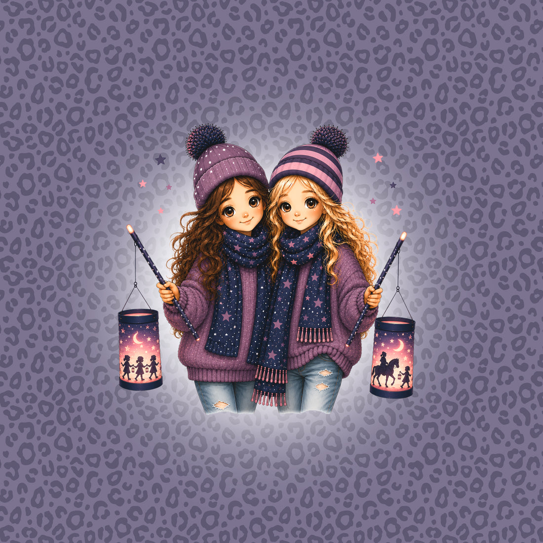 VORBESTELLUNG!! 70cm!! Best Friends Purple Panel Bio Sweat *Laternen 2026 Serie* - Staghorn Eigenproduktion
