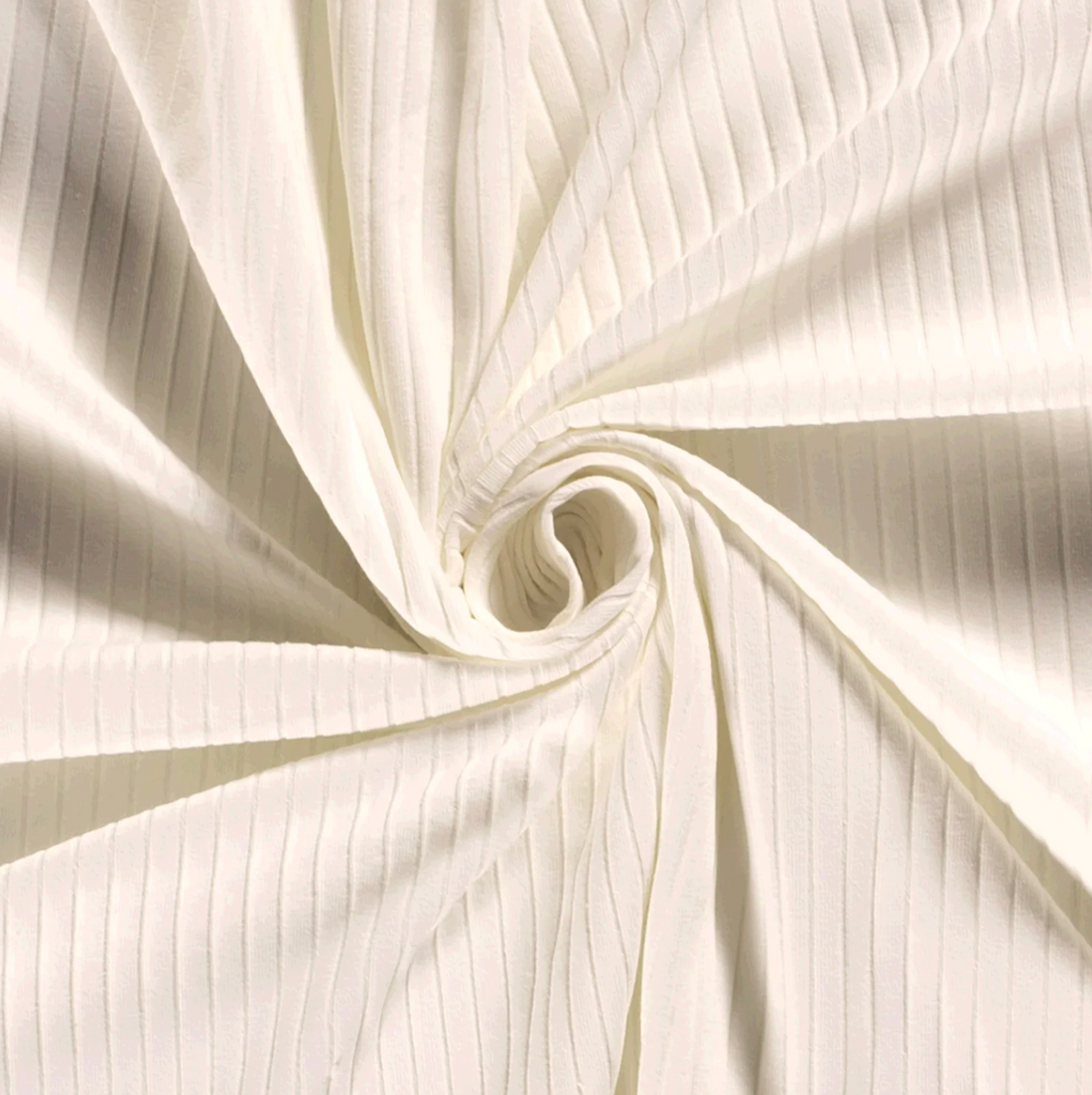 Breit Rib Jersey Creme - Baumwolljersey - Oeketex