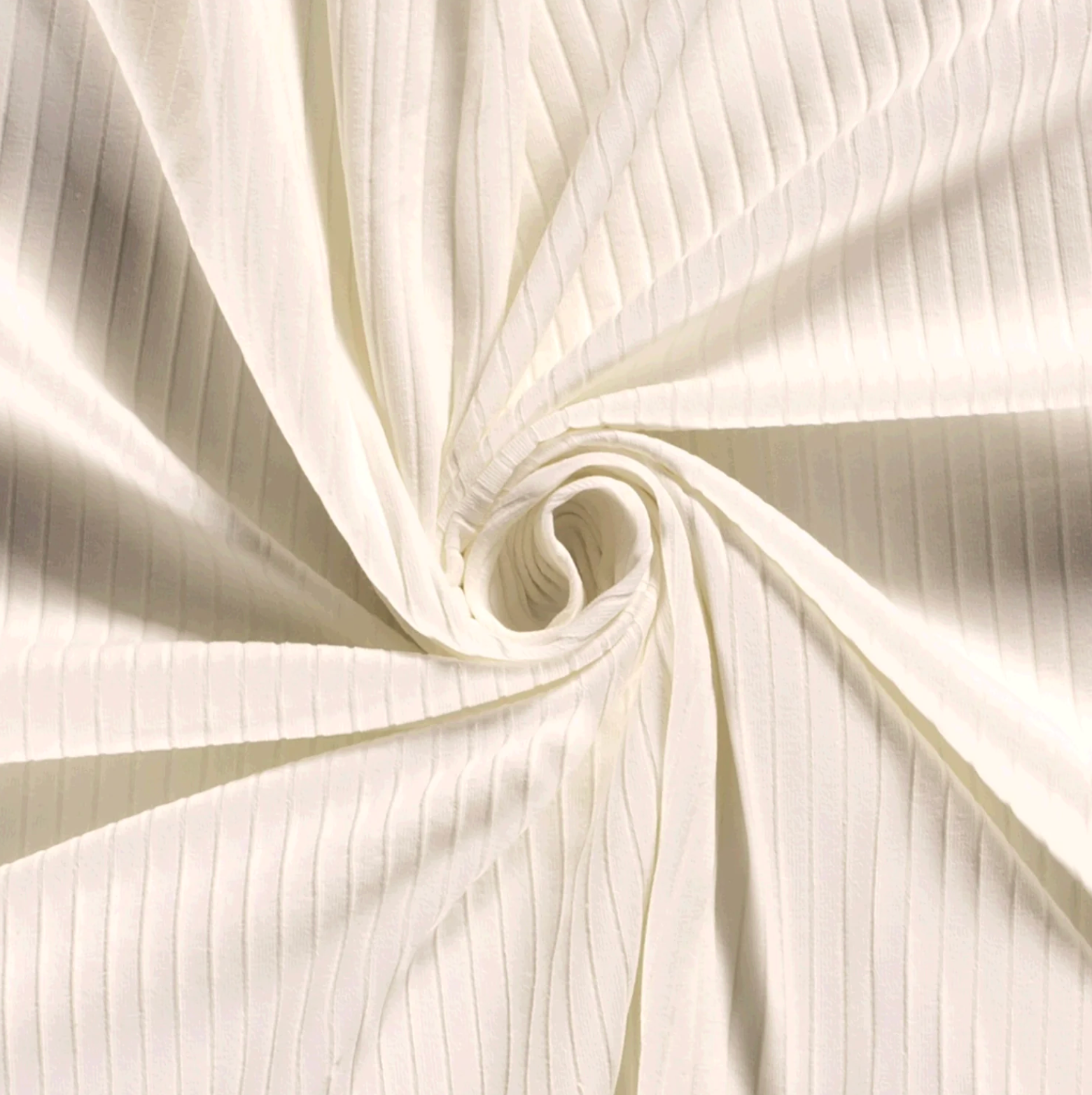 Breit Rib Jersey Creme - Baumwolljersey - Oeketex
