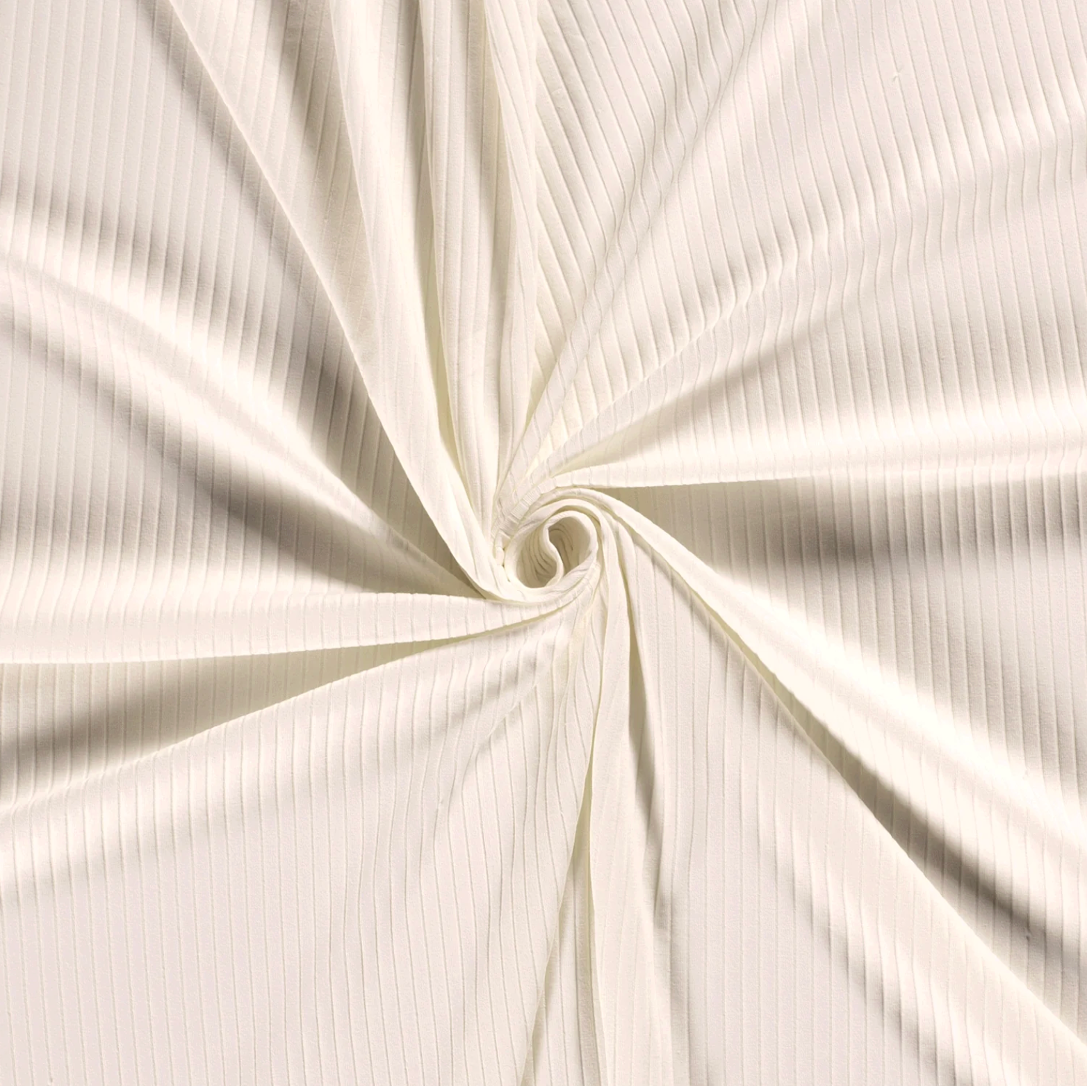 Breit Rib Jersey Creme - Baumwolljersey - Oeketex