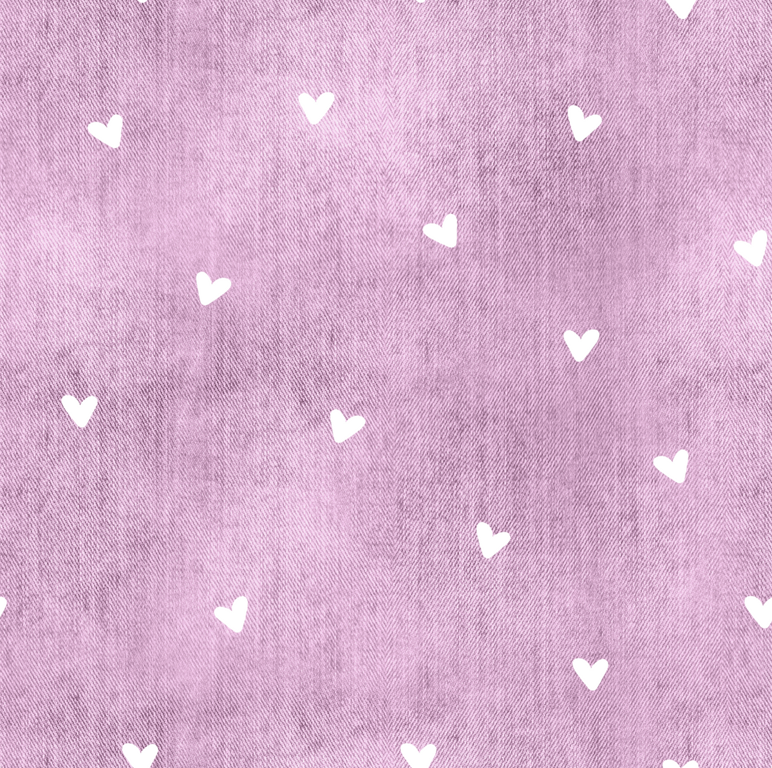 NEU!!! Flieder Jeans Optik Hearts Rib Jersey *Cuties Rib 2026 Serie* - Staghorn Eigenproduktion