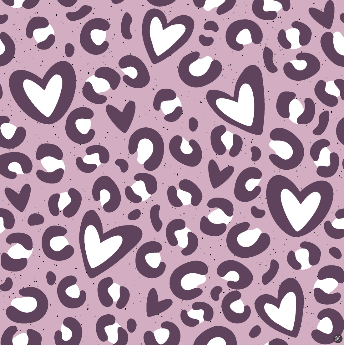 NEU!!! Leo Hearts Flieder Rib Jersey *Cuties Rib 2026 Serie* - Staghorn Eigenproduktion