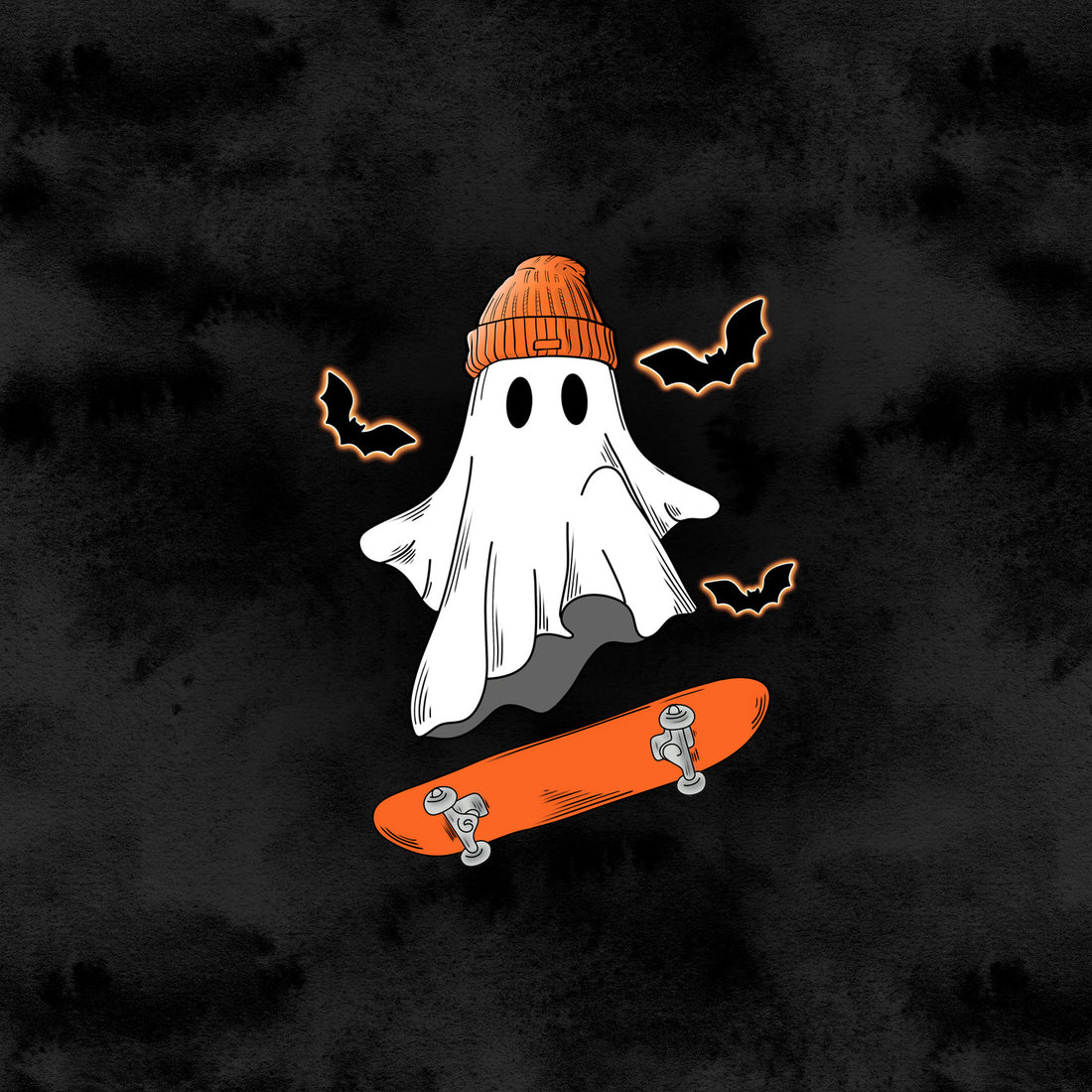VORBESTELLUNG!! 70cm!! Skater Ghost Panel Bio Sweat *Halloween Jungs 2026 Serie* - Staghorn Eigenproduktion