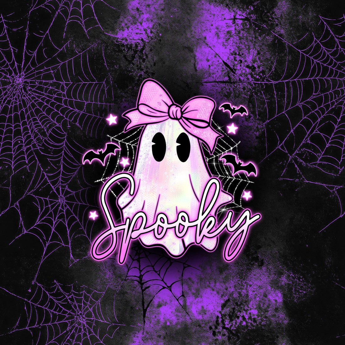 VORBESTELLUNG!! 70cm!! Spooky Ghost Panel Bio Sweat *Halloween 2026 Serie* - Staghorn Eigenproduktion