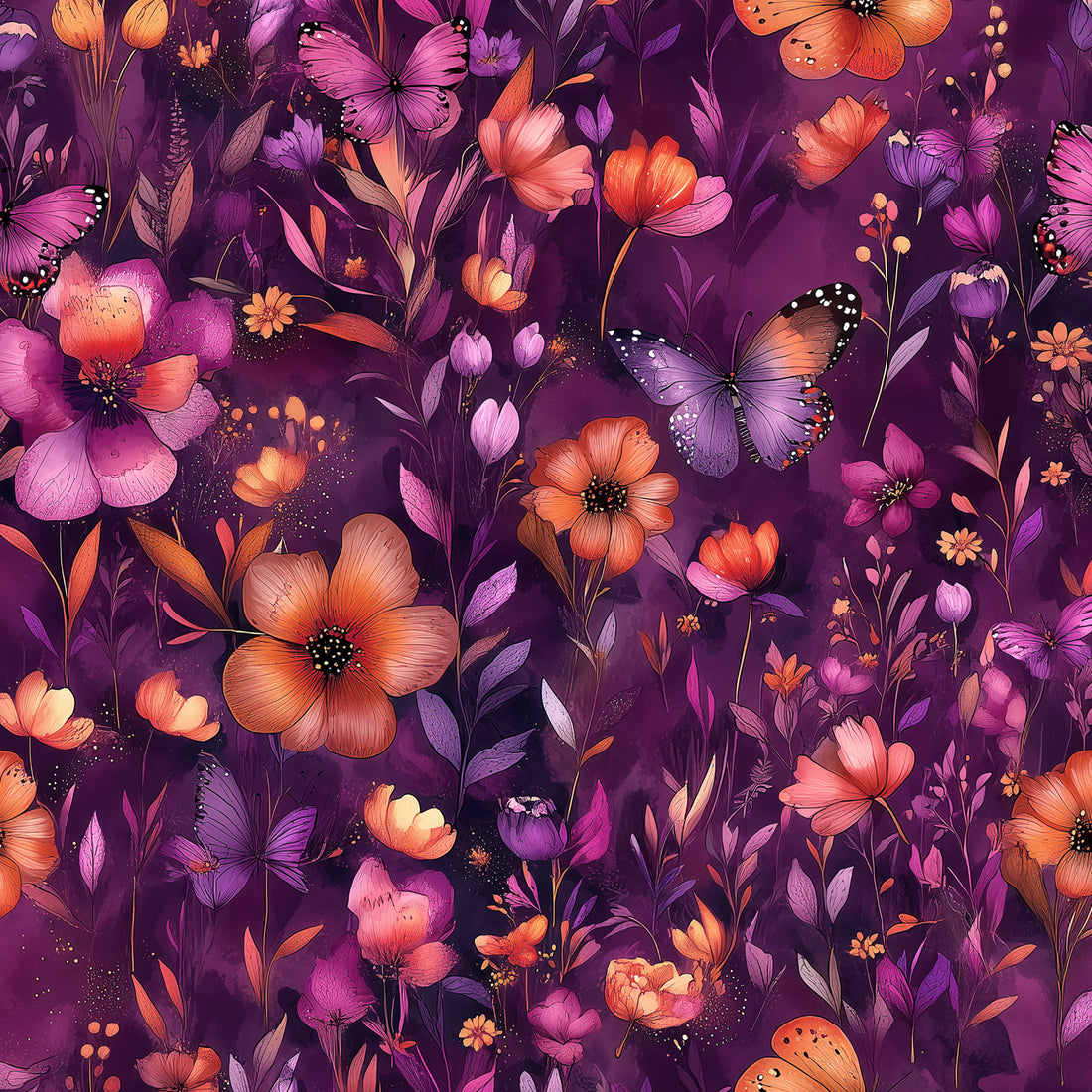 VORBESTELLUNG!! Purple Wildflowers Jersey *Cutie Herbst 2026 Serie* - Staghorn Eigenproduktion