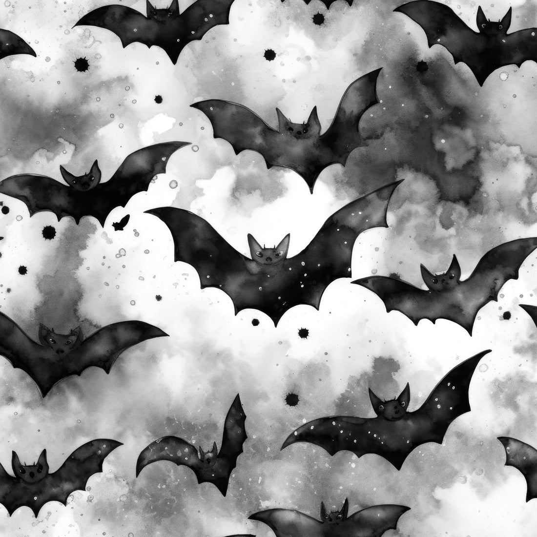 VORBESTELLUNG!! Watercolor Bats Bio Sweat *Halloween Jungs 2026 Serie* - Staghorn Eigenproduktion