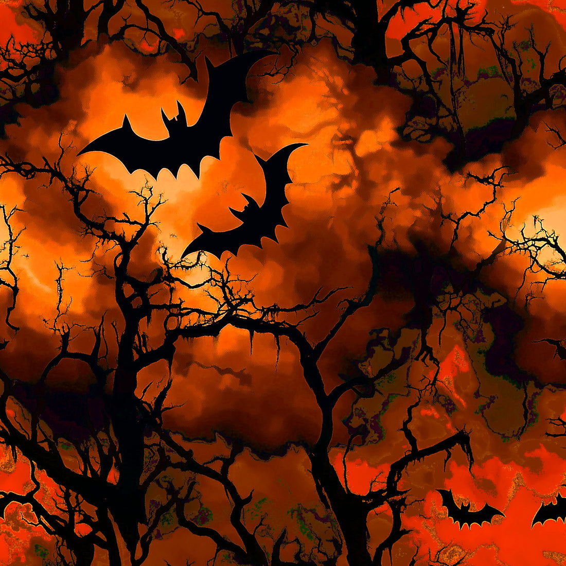 VORBESTELLUNG!! Bats Orange Bio Sweat *Halloween Jungs 2026 Serie* - Staghorn Eigenproduktion