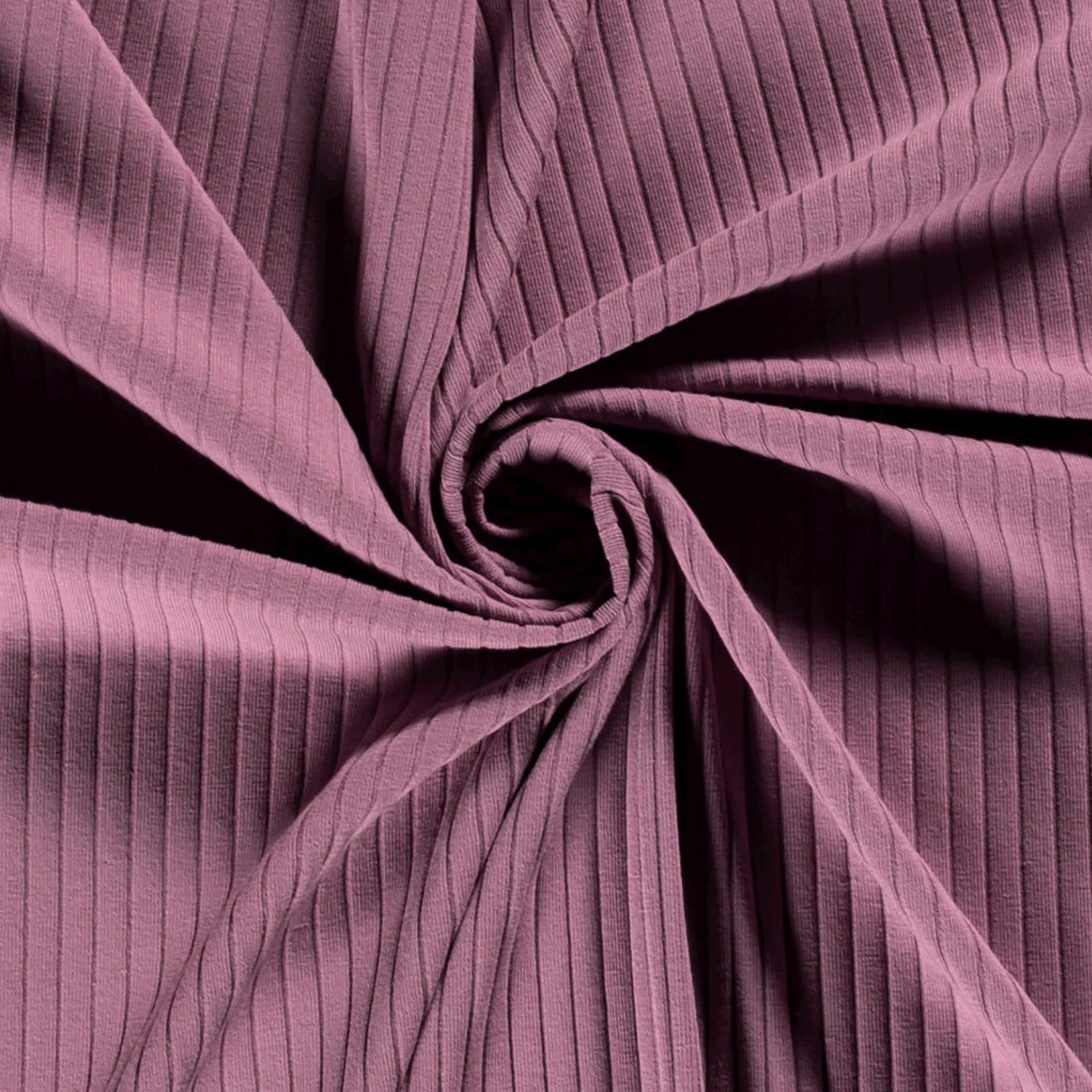Breit Rib Jersey Mauve - Baumwolljersey - Oeketex