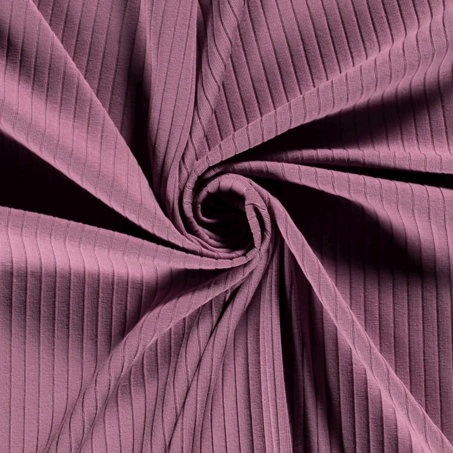 Breit Rib Jersey Mauve - Baumwolljersey - Oeketex