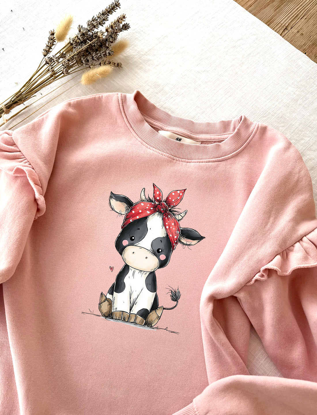 NEU!!! Bügelbild *Cutie Cow* Staghorn exklusiv Eigenproduktion