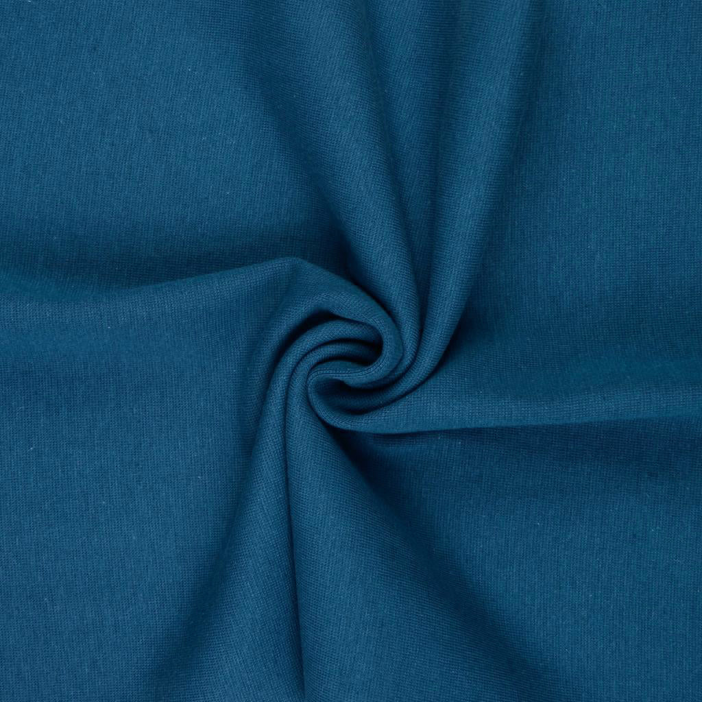 *Brandneu* uni admiral blue Feinstrick Bündchen 70cm breit *Top Preis*