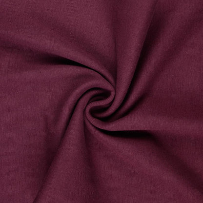 *Brandneu* uni dark bordeaux Feinstrick Bündchen 70cm breit *Top Preis*