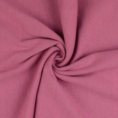 *Brandneu* uni dusty rose Feinstrick Bündchen 70cm breit *Top Preis*