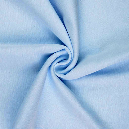 *Brandneu* uni hellblau Feinstrick Bündchen 70cm breit *Top Preis*