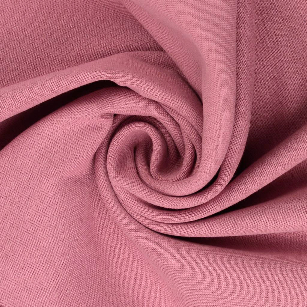 *Brandneu* uni old rose Feinstrick Bündchen 70cm breit *Top Preis*