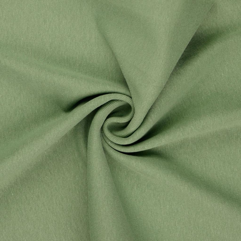 *Brandneu* uni pale green Feinstrick Bündchen 70cm breit *Top Preis*
