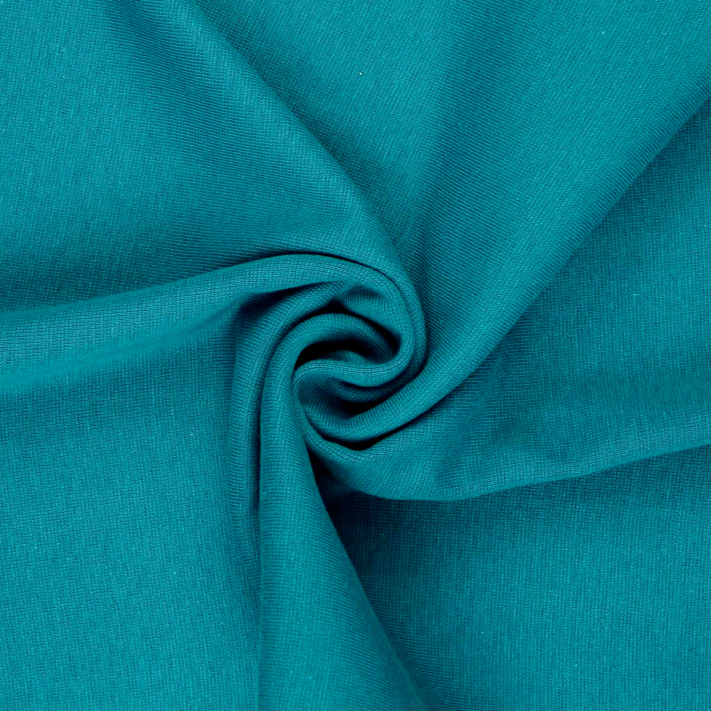 *Brandneu* uni petrol Feinstrick Bündchen 70cm breit *Top Preis*