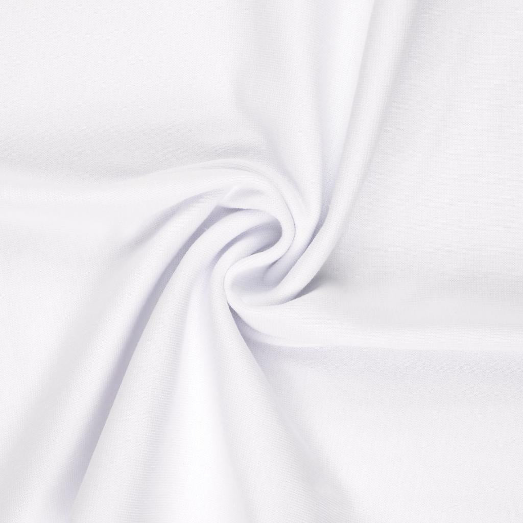 *Brandneu* uni weiß Feinstrick Bündchen 70cm breit *Top Preis*