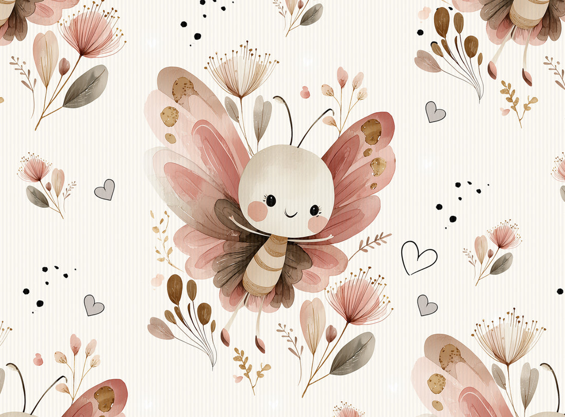 Cutie Butterflies Rib Jersey *Cutie Pies ll Serie* - Staghorn Eigenproduktion