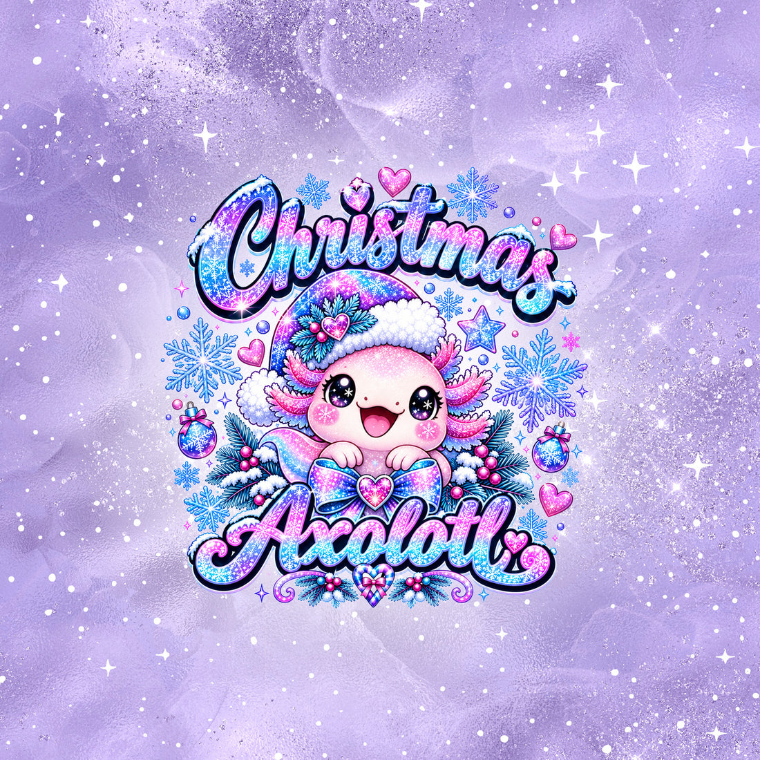 christmas axolotl panel Winter Serie 2026