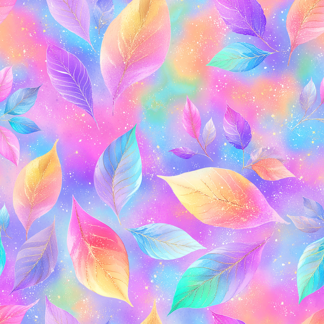 Fall Leaves Jersey *Bunter Herbst Serie* - Staghorn Eigenproduktion