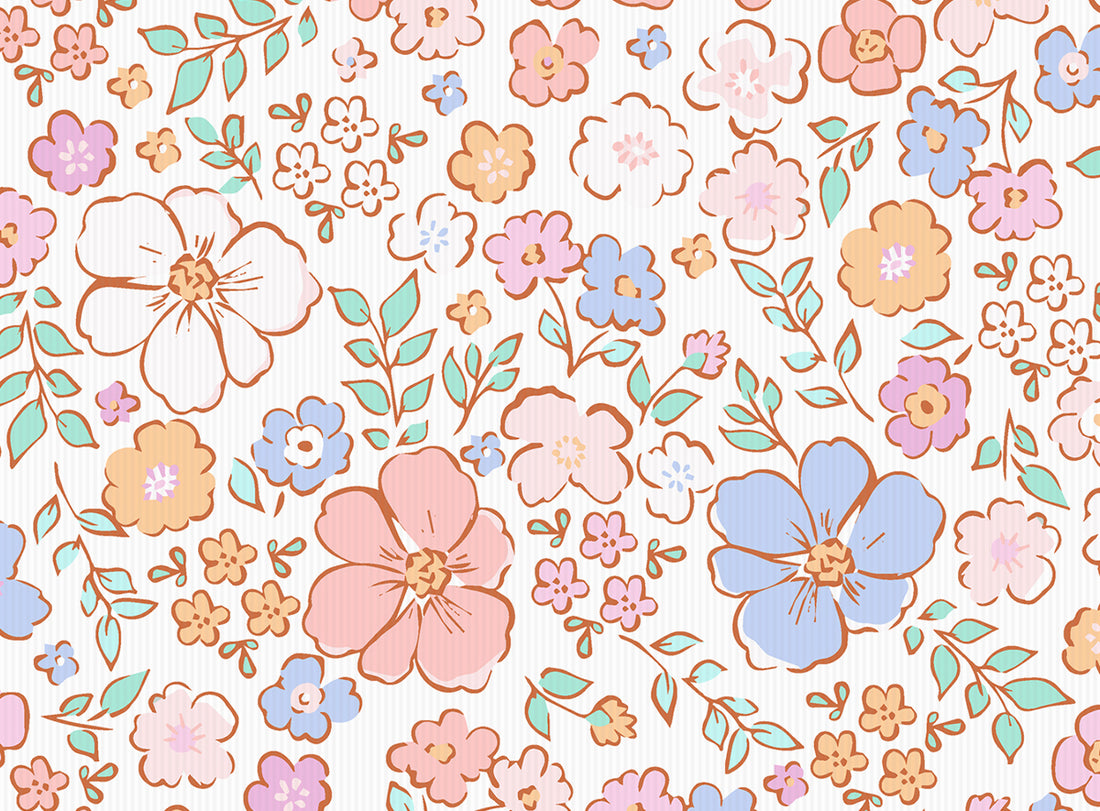 NEU!!! Ditsy Flowers Rib Jersey *Summer Love Serie* - Staghorn Eigenproduktion