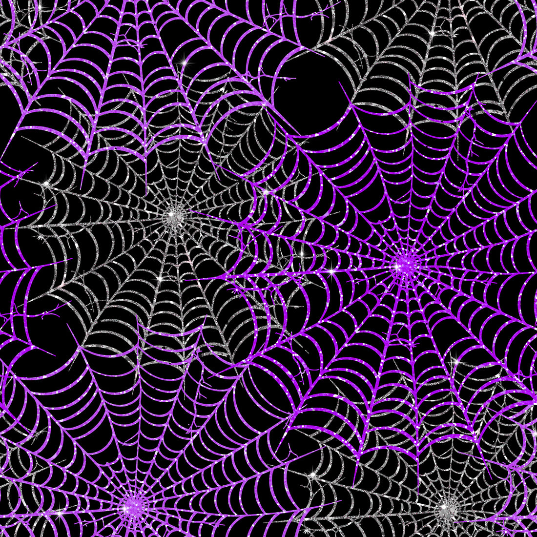 VORBESTELLUNG!! Purple Glitzer Spiderweb Bio Sweat *Halloween 2026 Serie* - Staghorn Eigenproduktion