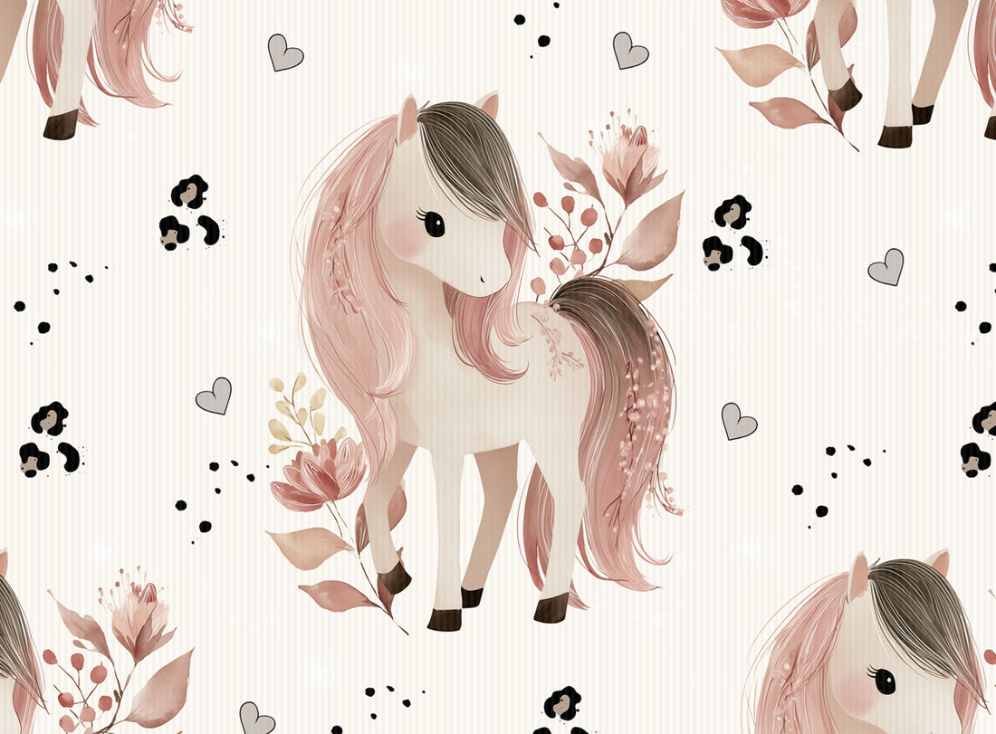 Cutie Horse Rib Jersey *Cutie Pies ll Serie* - Staghorn Eigenproduktion