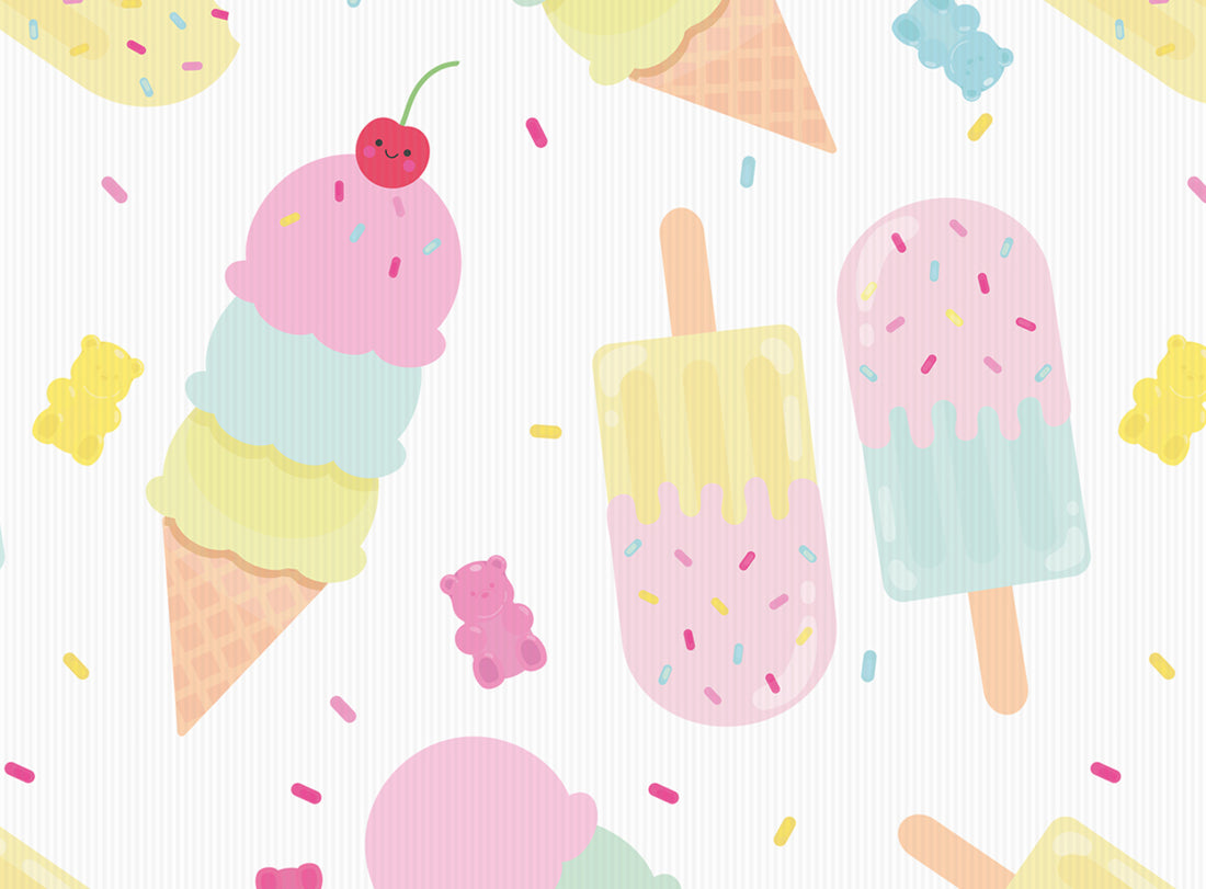 NEU!!! Ice Cream Rib Jersey *Summer Love Serie* - Staghorn Eigenproduktion