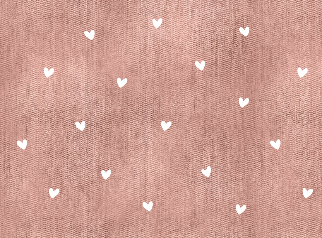 Jeans Optik Hearts Coral Bio Jersey *Cutie Pies Serie* - Staghorn Eigenproduktion