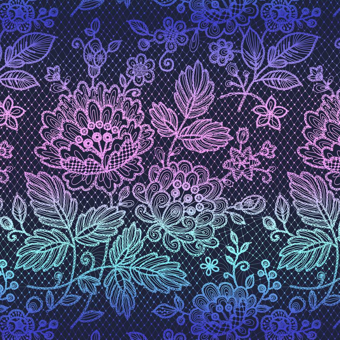 Lace Verlauf Bio Jersey *Ocean 2026 Serie* Staghorn Eigenproduktion