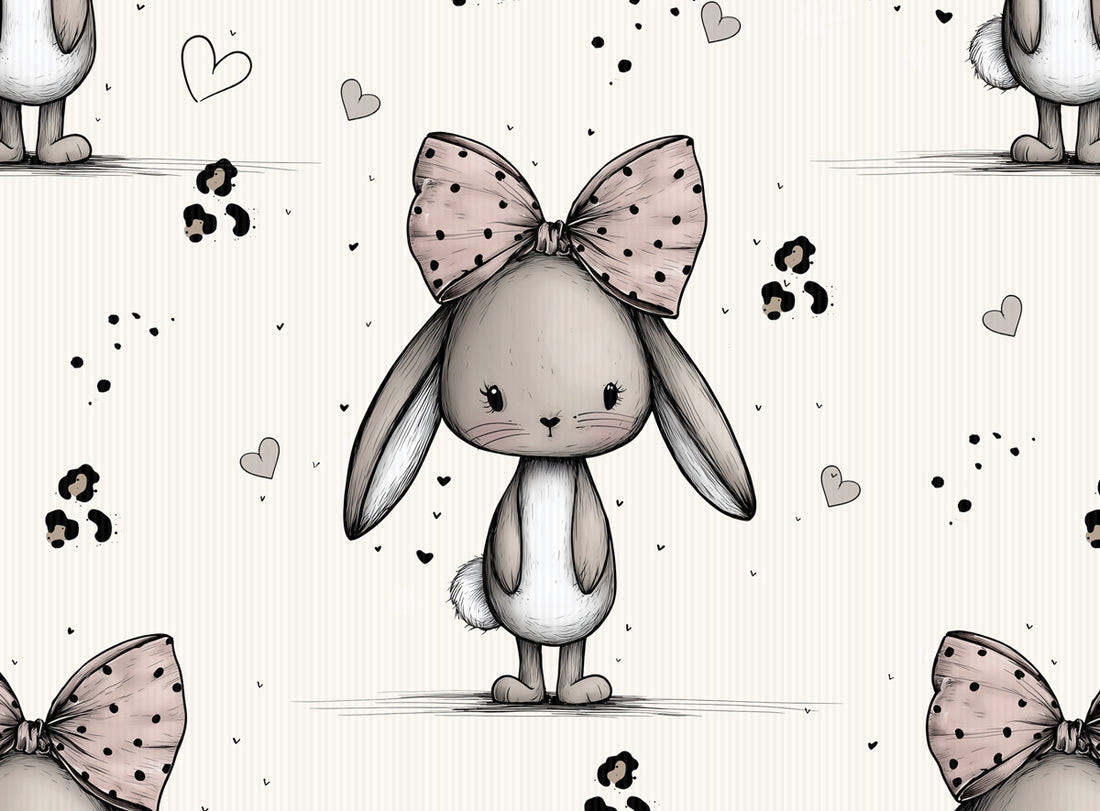  Cutie Bunny Creme Rib Jersey *Cutie Pies Serie* - Staghorn Eigenproduktion