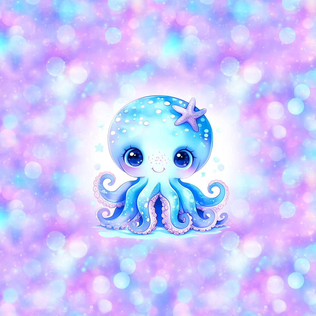 70cm!! Cutie Octopus Panel Bio Jersey *Ocean 2026 Serie* Staghorn Eigenproduktion