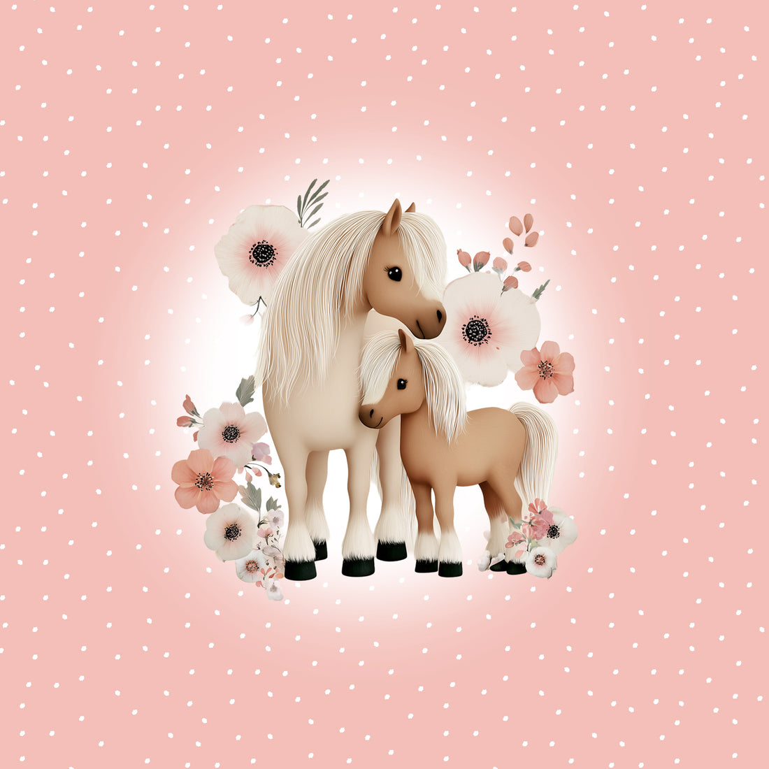 VORBESTELLUNG!! 70cm!! Pony Family Rose Panel Rose Bio Jersey *Spring Fling Serie* Staghorn Eigenproduktion